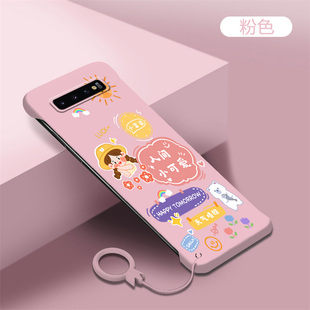 当富婆适用三星s10手机壳note10无边框Note10+少女note9半包s10+散热s9超薄s9+磨砂plus防摔新款5G保护套外壳