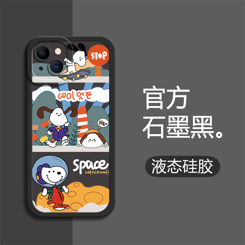 新款史努比oppoa93手机壳a56软壳k9s卡通k9pro男k9x女a95/a91高级感a92s可爱a55硅a72/a53/a52/a32/a11a9a8a7