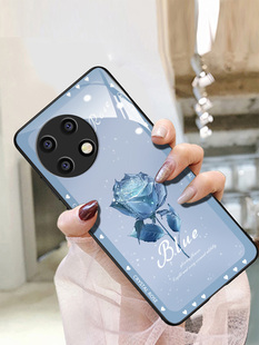 水晶玫瑰适用一加ace2pro手机壳2v钢化玻璃ace竞速版少女11r新款10pro高级感1+9rt高端1加8t防摔一加7pro全包