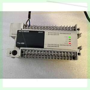议价S菱PLC FX3U-48MR/ES-A，实物拍照，通电有故
