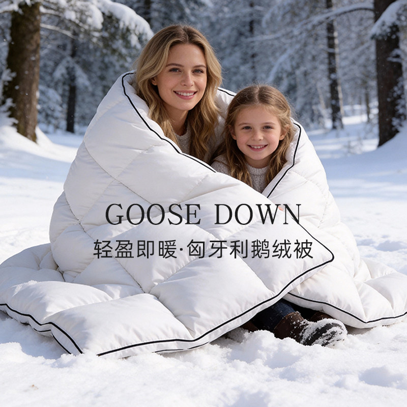 斯得福180支匈牙利羽绒暖被95白鹅绒全棉被子被芯冬被加厚春秋被,床上用品,羽绒/羽毛被,淘宝优惠券,粉丝福利购,淘宝优惠卷
