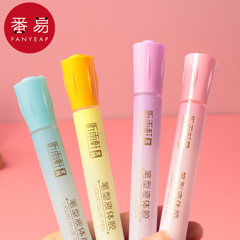 《点胶笔A1pq808-小学生液体胶水笔大容量手工用胶笔手帐贴纸