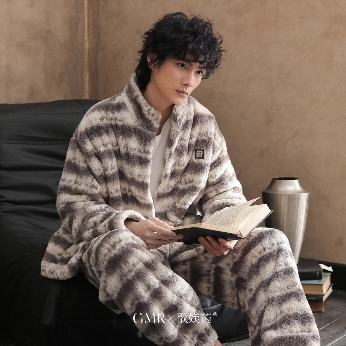 睡衣男士珊瑚绒秋冬季加厚款