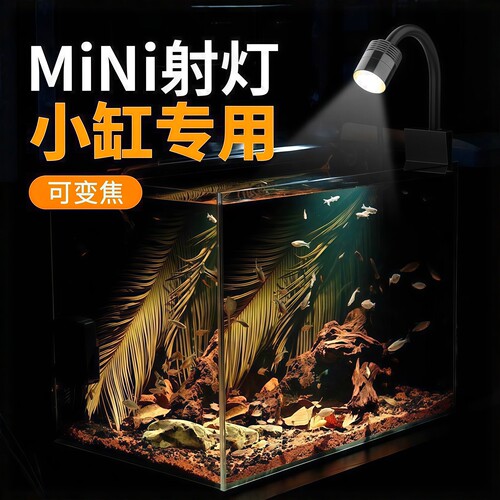 水族箱照明灯水草灯筒灯可变焦灯