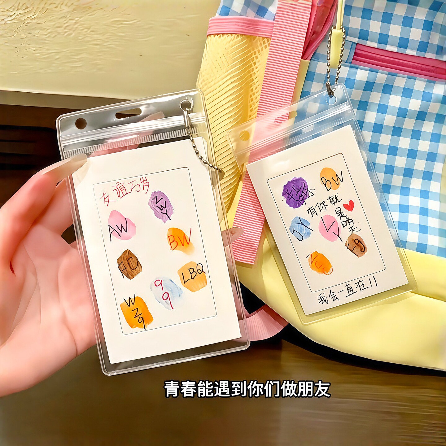 毕业季指纹印DIY贺卡纪念礼物