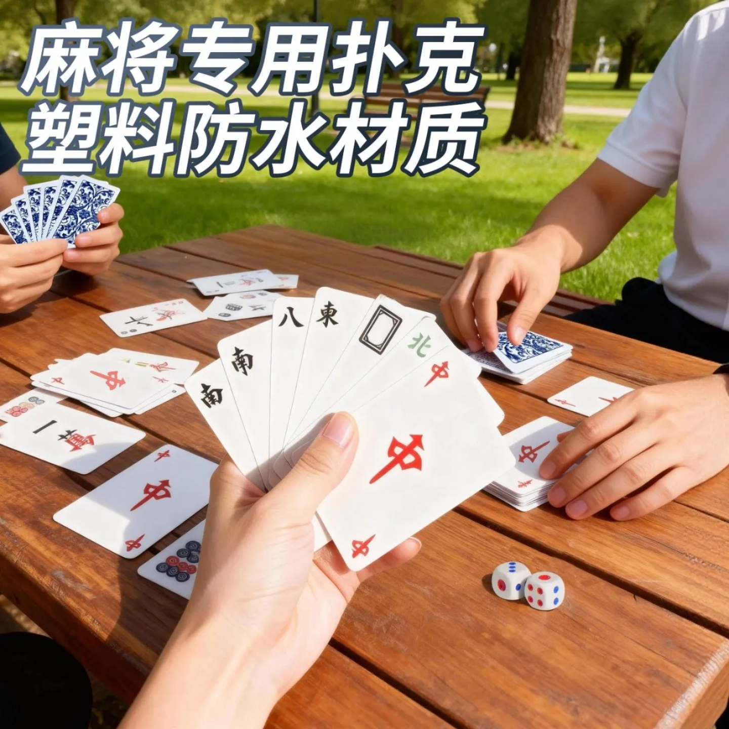 纸牌麻将扑克牌便携旅行防水纸牌