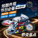火花摩托车超炫酷特技火石惯性摩托车回力滑行机车迷你仿真玩具