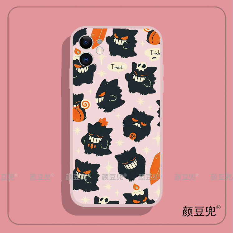 耿鬼 宝可梦 动漫 适用iphone13promax苹果14Pro荣耀90一加ace红米K60保护套IQOO11小米13华为P50三星S23oppo