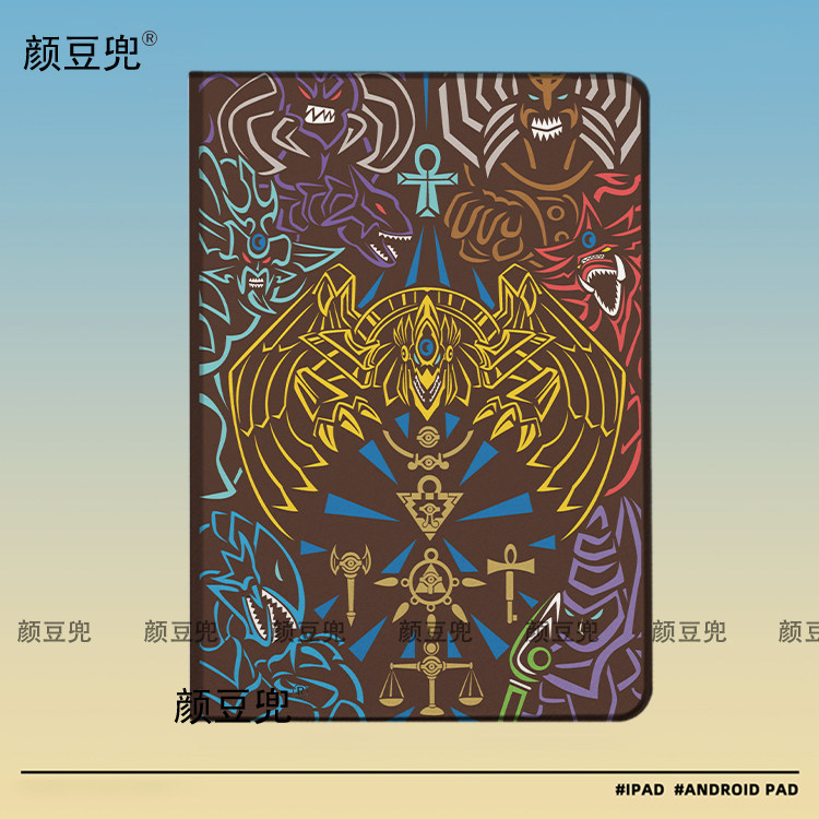 动漫 游戏王ipad十11代ipad10.2适用air5/6保护套matepad pro11 Air3笔槽mini6 7皮套小米6 7 8 pro神奇宝贝