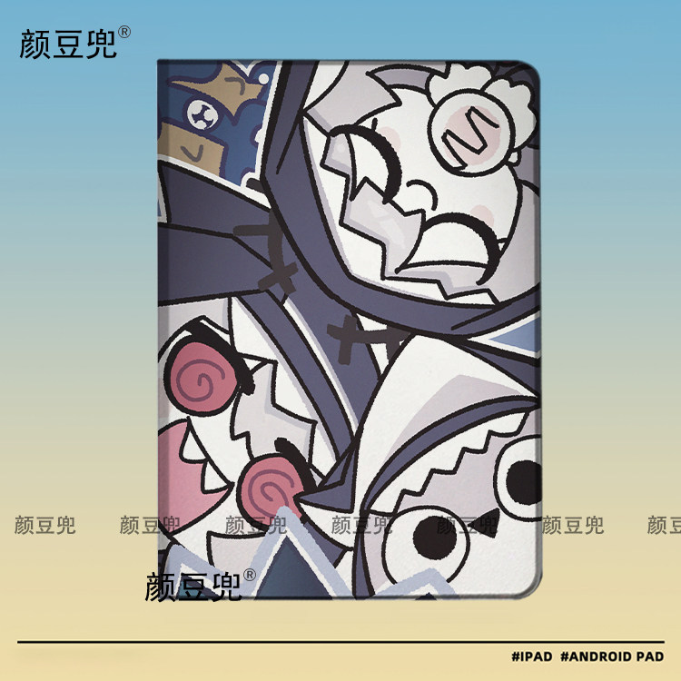 明日方舟归溟幽灵鲨周边ipad10.2适用air5/6保护套matepad pro11 Air3笔槽mini56皮套小米5/6pro12.9华为11.5