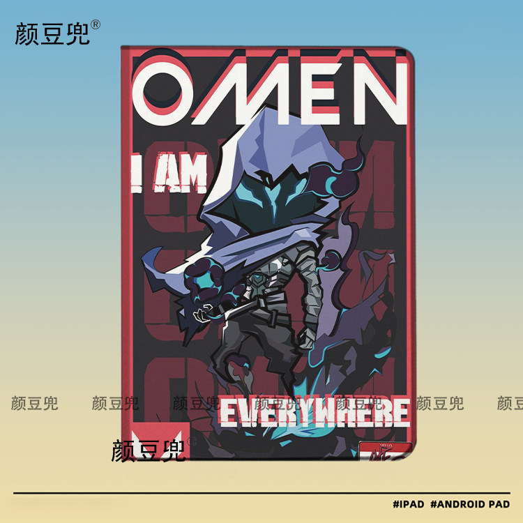 无畏契约 幽影Omen周边ipad十11代ipad10.2适用air5/6平板套matepad pro11 Air3笔槽mini6 7皮套小米6 78华为