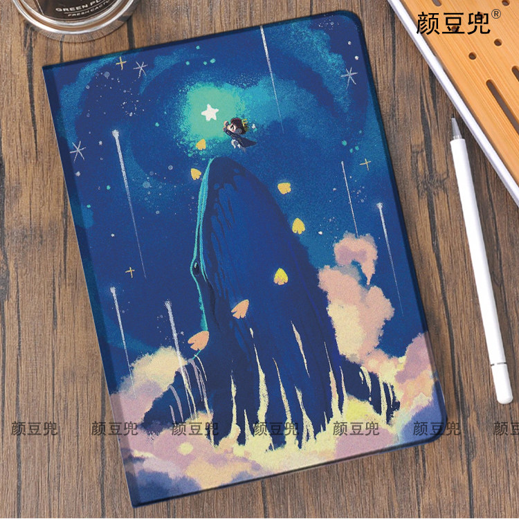 周深 卡布叻 同款 周可可ipad10.2适用air5/6保护套matepad pro11 Air3笔槽mini56皮套小米5/6pr华为Air VIVO