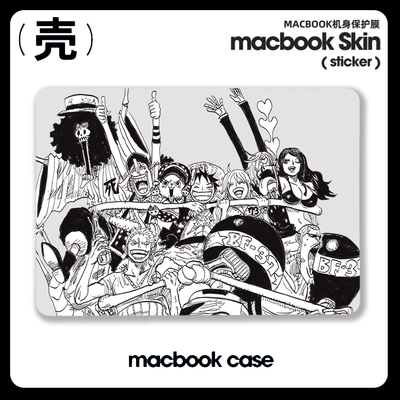 海贼王 路飞动漫周边M4适用苹果macbook air13.3寸pro14笔记本12 15寸Max16 Macbook苹果电脑保护套Pro16 M4