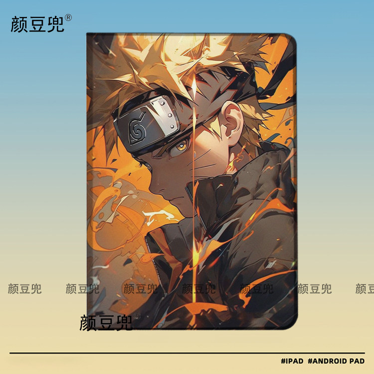 鸣人 火影忍者动漫ipad10.2适用air4/5保护套matepad pro11Air3笔槽mini5/6皮套小米5/6pro12.9华为11.5荣耀9