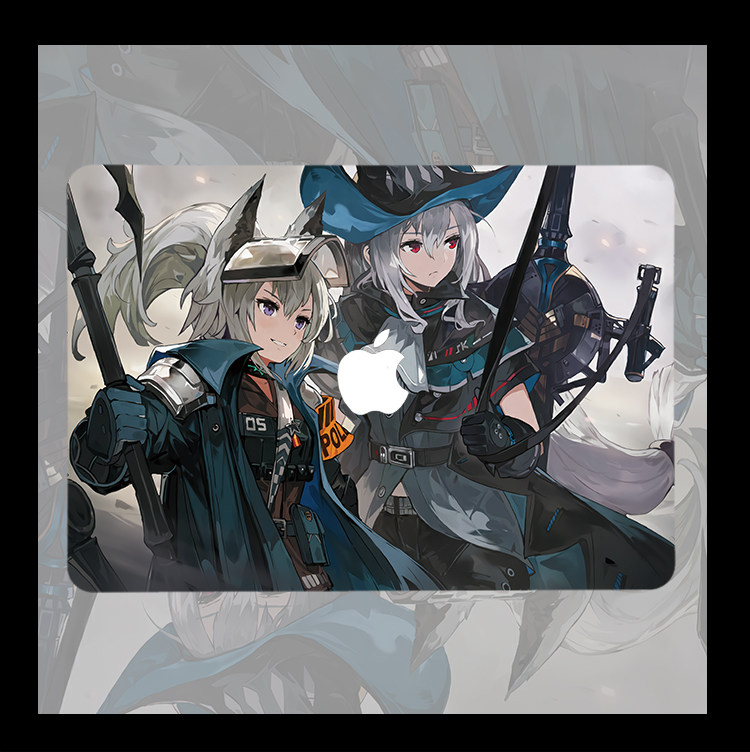 斯卡蒂 明日方舟 适用Macbook Pro苹果电脑air13.3笔记本保护套16