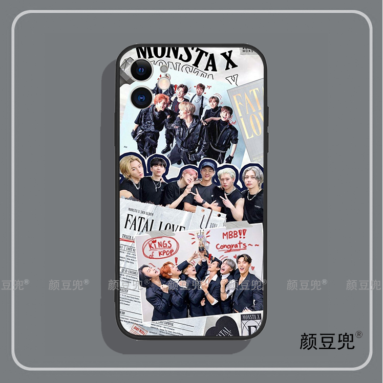 Monsta X 李玟赫 适用iphone13promax苹果14Pro荣耀一加ace红米K60保护套IQOO11小米13opporeno8华为P50pro