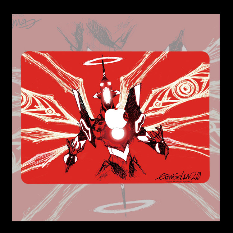 EVA新世纪福音战士 初号机暴走适用苹果macbook air13.3寸pro14笔记本12 15寸Max16 Macbook苹果电脑保护套M3