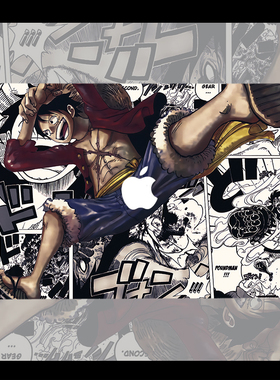 海贼王 路飞 动漫适用苹果macbookair13.3寸pro14笔记本12保护壳15寸Max 16周边M1芯片macbook电脑保护套防摔