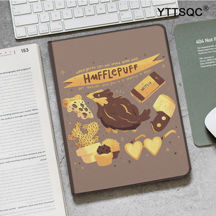 獾院 赫奇帕奇 哈利波特ipad10.2适用air3/4/5第十代保护套matepad pro11笔槽mini5/6小米5pro12.9荣耀V8壳OP
