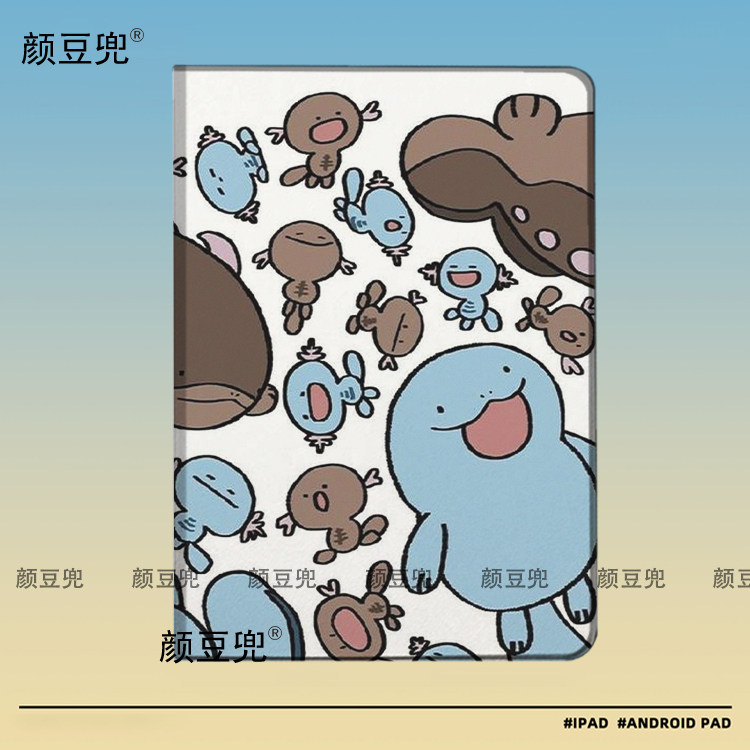 可爱乌波 宝可梦 ipad10.2适用air4/5保护套matepad pro11 Air6笔槽mini5/6皮套小米5/6pro12.9华为11.5荣耀9