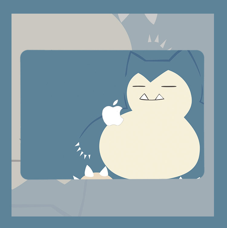 苹果卡比兽宝可梦笔记本保护套