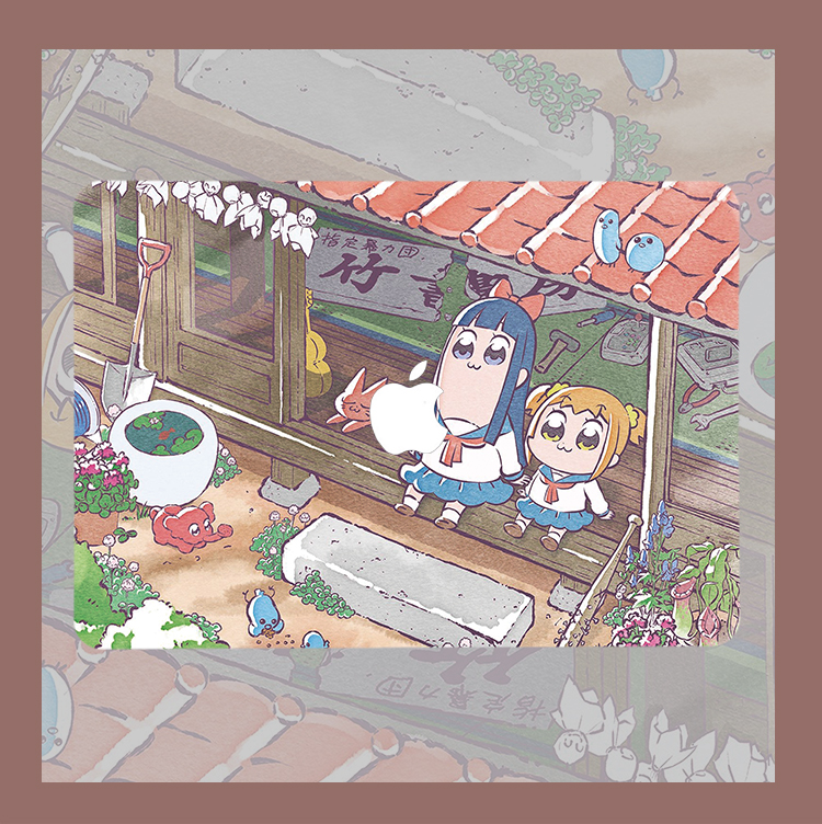 pop子和pipi美日常 适用Macbook Pro苹果电脑air13笔记本保护套16