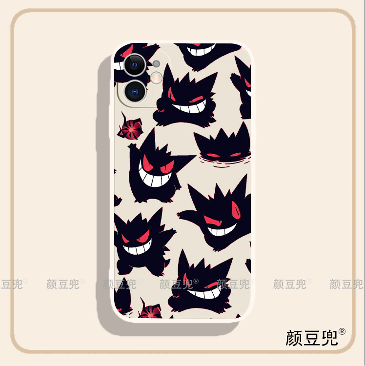 耿鬼 宝可梦 适用iphone13promax苹果14Pro荣耀90一加ace红米K60保护套IQOO11小米13华为P50三星S23opporeno8