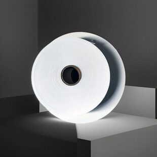 牛仔裤洗水唛19丝厚胶带商标带条码打印水洗标无纺布唛303540X200