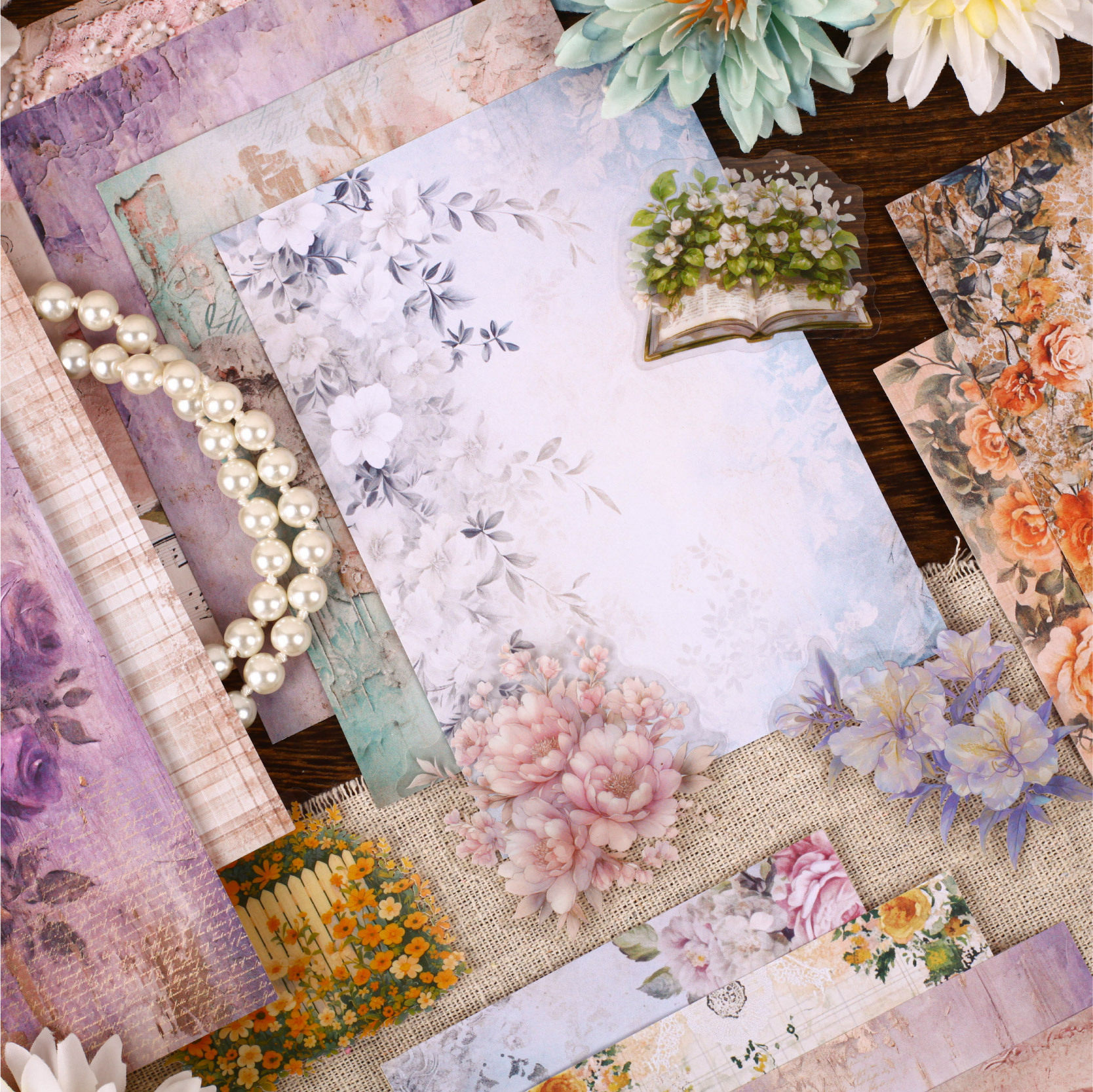 梦泽系列素材包40张入梦幻便签贴纸主题手账背景装饰打底造景拼贴,文具电教/文化用品/商务用品,手帐/日程本/计划本,淘宝优惠券,粉丝福利购,淘宝优惠卷