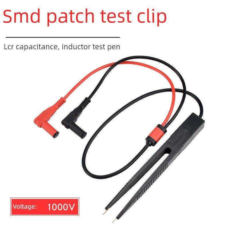 SMD贴片电容测试夹LCR电感测试线电子元件镊子型夹具通用万用表笔,3C数码配件,USB多功能数码宝,淘宝优惠券,粉丝福利购,淘宝优惠卷