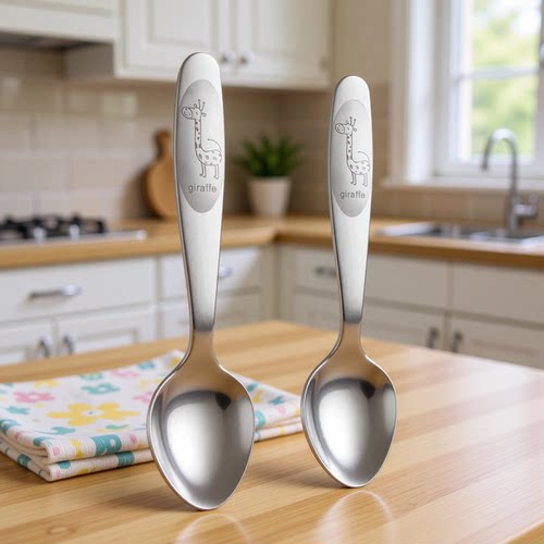宝宝304不锈钢勺儿童勺子