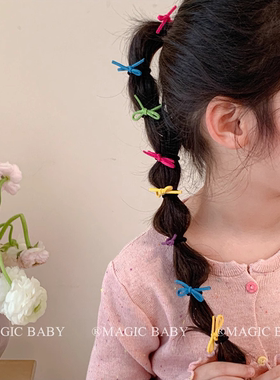 糖果色发圈宝宝扎小啾啾发绳甜美可爱女童皮筋儿童头绳发饰头饰