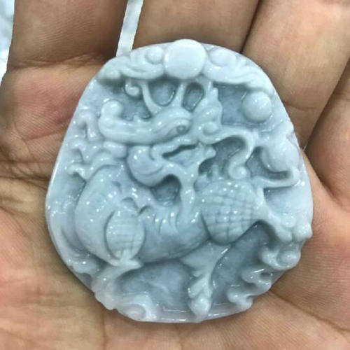 天然缅甸招财纳福保平安玉坠