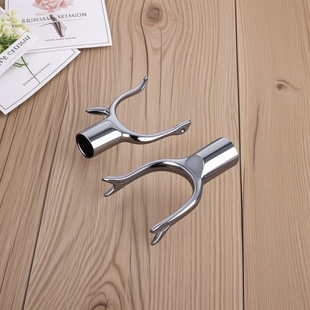 晾衣杆子叉头拉钩挑挂衣架撑衣杆接头伸缩晾衣杆金属型叉头