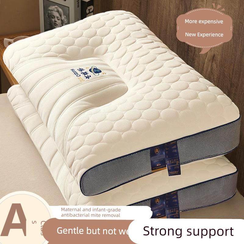 天然乳胶枕头官方旗舰店正品学生宿舍天然橡胶护颈椎枕助睡眠枕芯