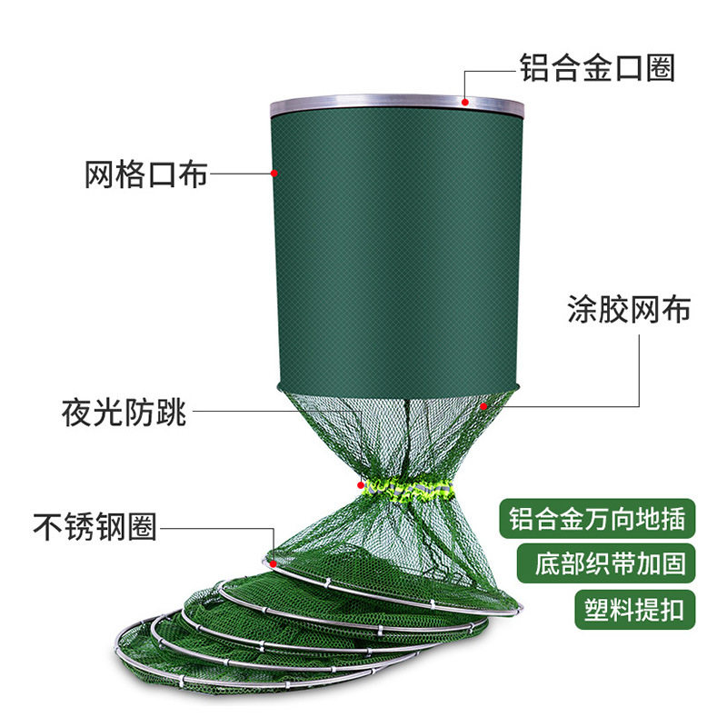 不锈钢双圈鱼护网涂胶防