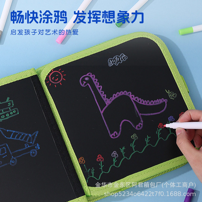 儿童画板涂鸦便携式小黑
