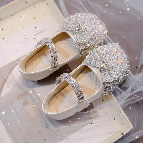 2025年春夏新款水晶演出公主童鞋
