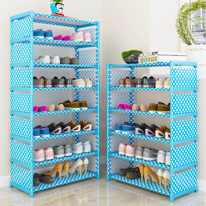 简易新款鞋架铁艺收纳防尘组装宿舍经济型多功能寝室小鞋架子鞋柜