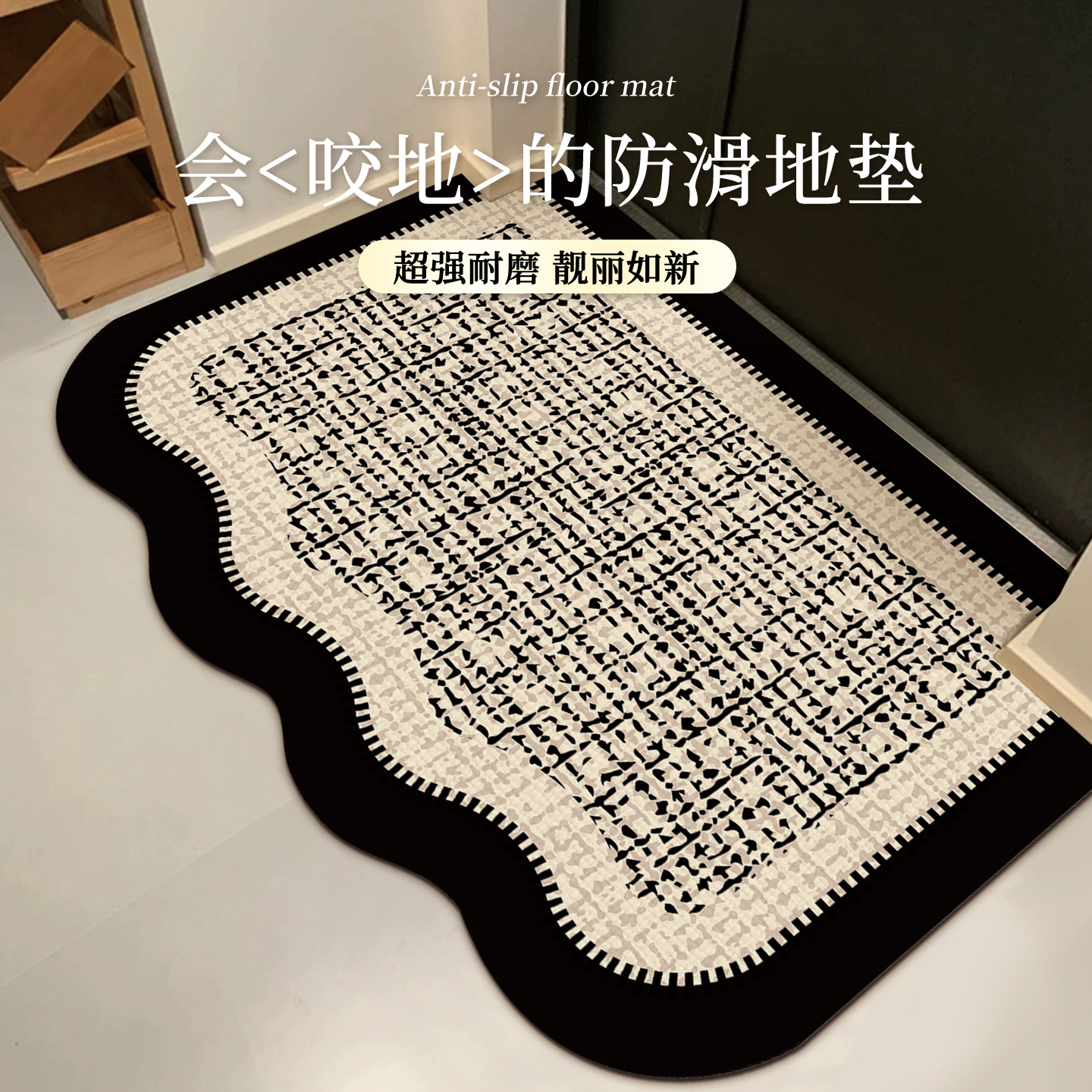 入户门专用地垫轻奢高级感进门耐脏防滑垫玄关家用门外蹭土脚踏垫