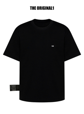 THE ORIGINAL1王嘉尔潮牌字母印花儿童男女宽松纯棉短袖亲子装T恤