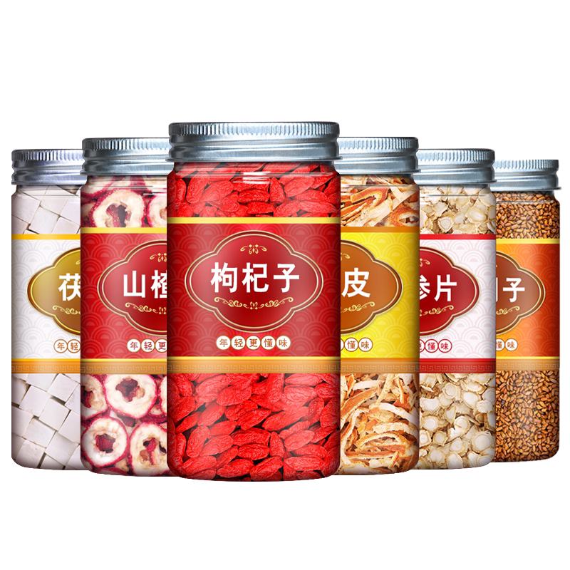 人参山楂橘皮茯苓决明子枸杞