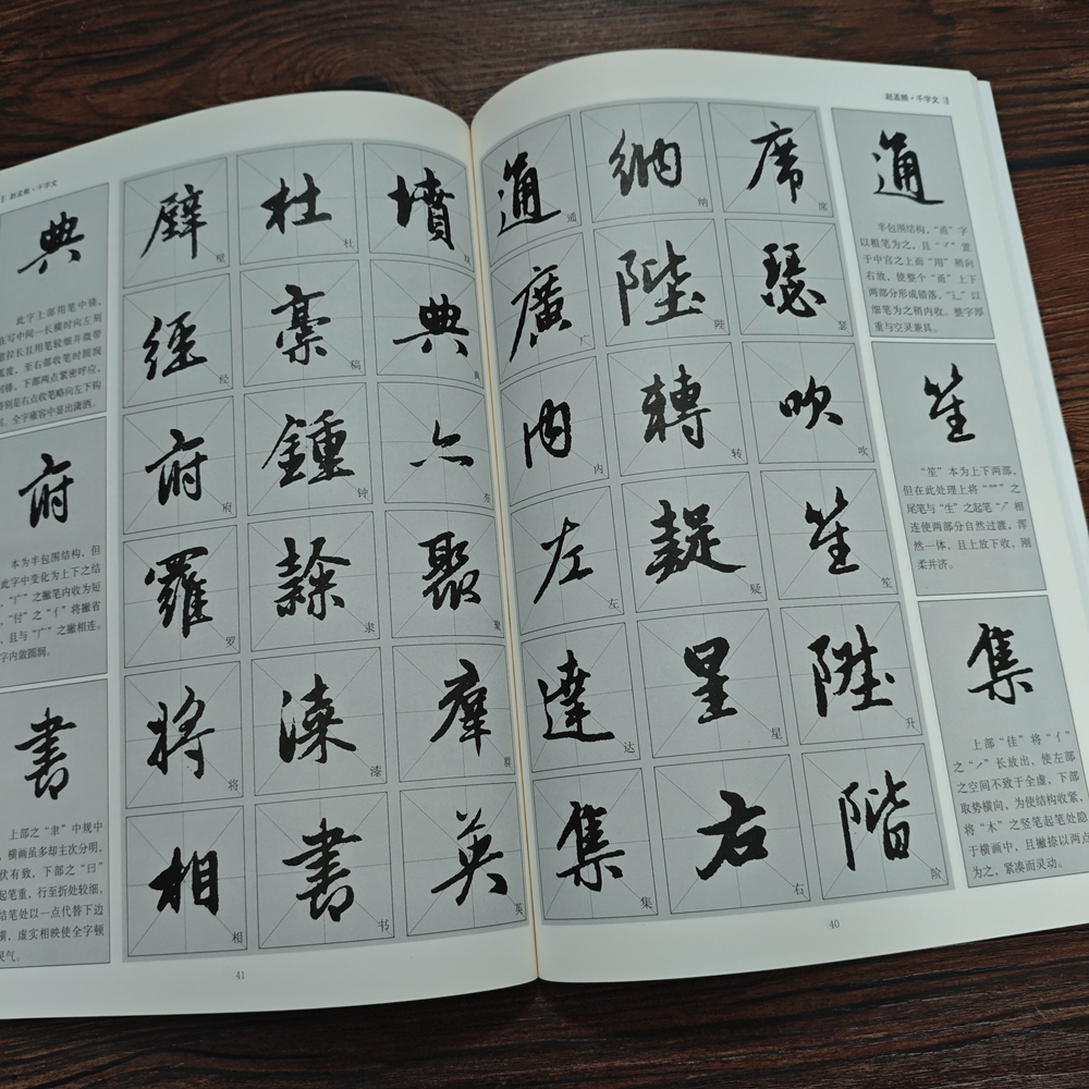 赵孟頫行书精解行书临习练习赵体行书毛笔书法临摹字帖书法教程