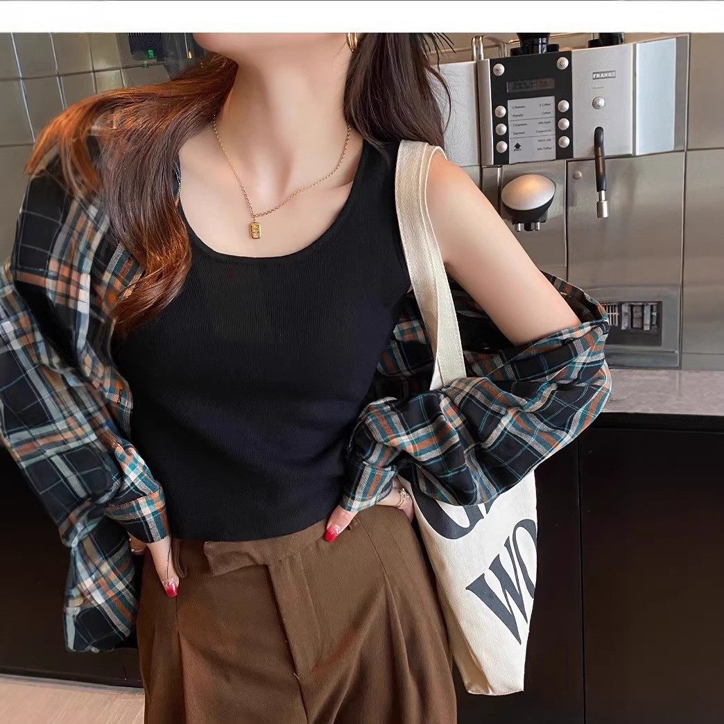 杏白色针织吊带背心女西装内搭2026春夏新款高级打底外穿无袖上衣,女装/女士精品,抹胸,淘宝优惠券,粉丝福利购,淘宝优惠卷