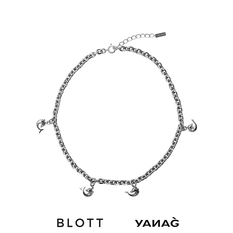 blott海豚吊坠男女同款