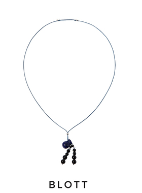 BLOTT 新年系列 青金石钱袋子水晶流苏项链