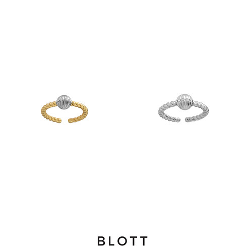 BLOTT 种子锆石金银戒指
