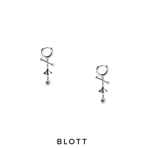 blott官方店设计师原创纯银耳针