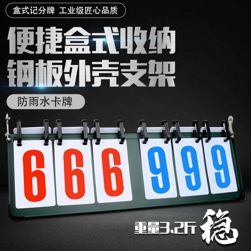 计分牌篮球比赛记分牌四六位比分牌翻分牌乒乓球计分器排球记分器图片