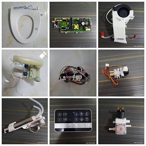 适配惠达HDE3001/1112智能马桶座圈加热器喷枪冲水阀分配阀过滤器